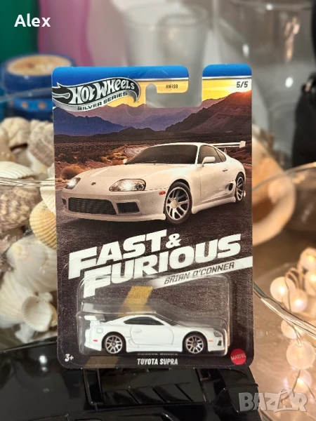 Hot Wheels Toyota Supra от серията Fast & Furious — Brian O’Conner, снимка 1