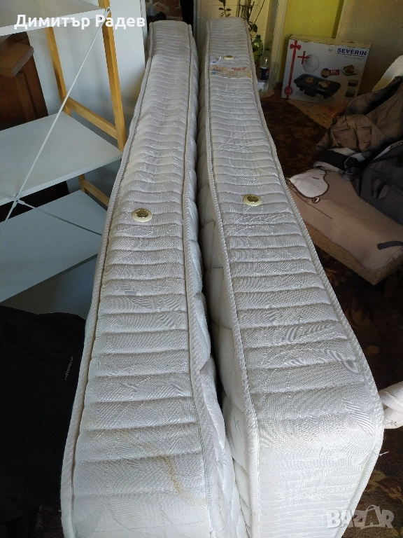 МАТРАЦИ ТЕД-- 2 бр Р--РИ 82-190-20 см двулицеви-зима лято-подрамъчни-82-200 см--желяз.рамка-усилени, снимка 1