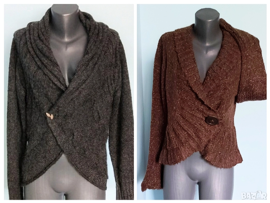 Два различни броя / Къса жилетка "Scooter" knitwear и "Cellbes" / универсален размер, снимка 1