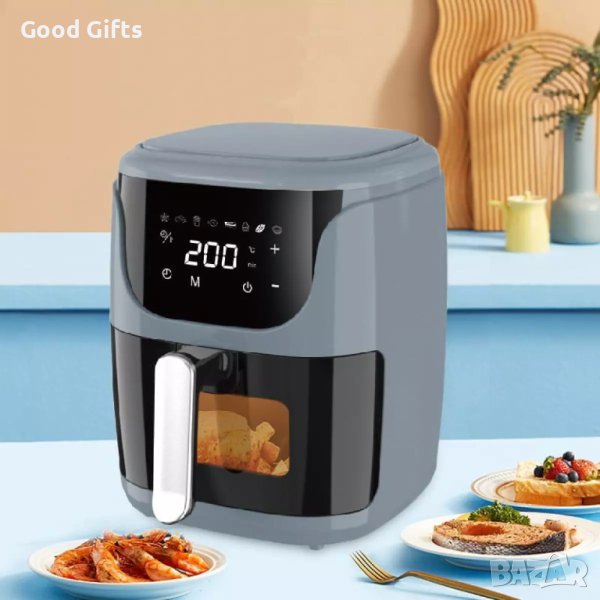 Air Fryer 7 литра - Фритюрник за здравословно гответе с горещ въздух, снимка 1