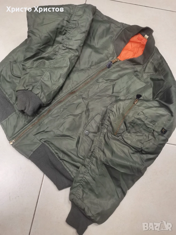 Мъжко двулицево яке (бомбър) / Размер S, снимка 1