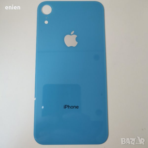 Заден капак, панел стъкло за iPhone XR / Син, снимка 1