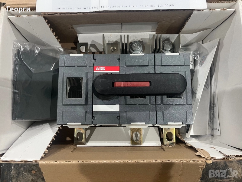 ABB Разединител 1500V 400A DC, снимка 1