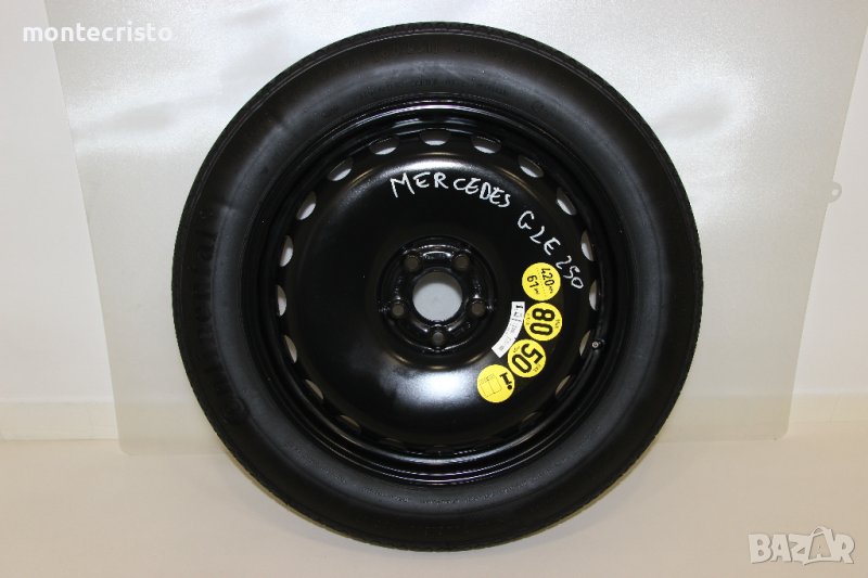 Резервна гума патерица Mercedes GL X164 (2007-2012г.) 5x112 66.6 / 19 цола / A1644000102, снимка 1