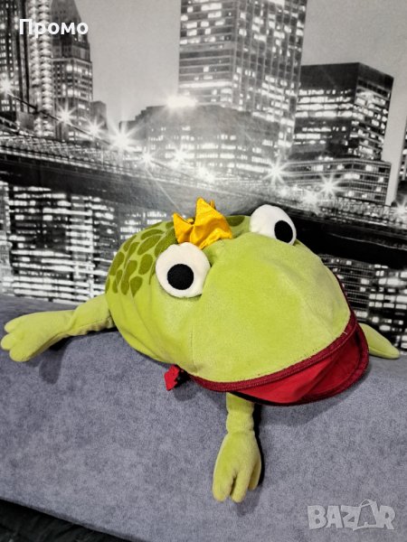 Плюшена жаба с цип на устата, снимка 1