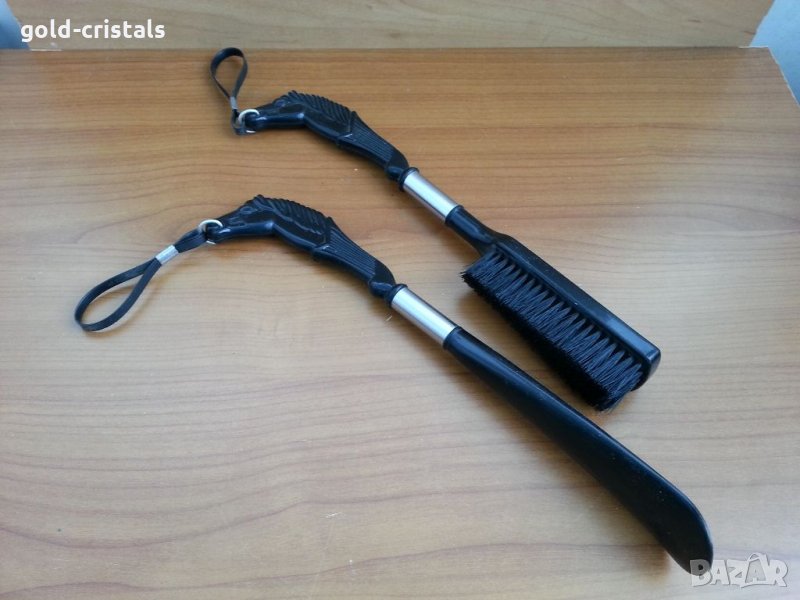 Ретро лот обувалка и четка, снимка 1