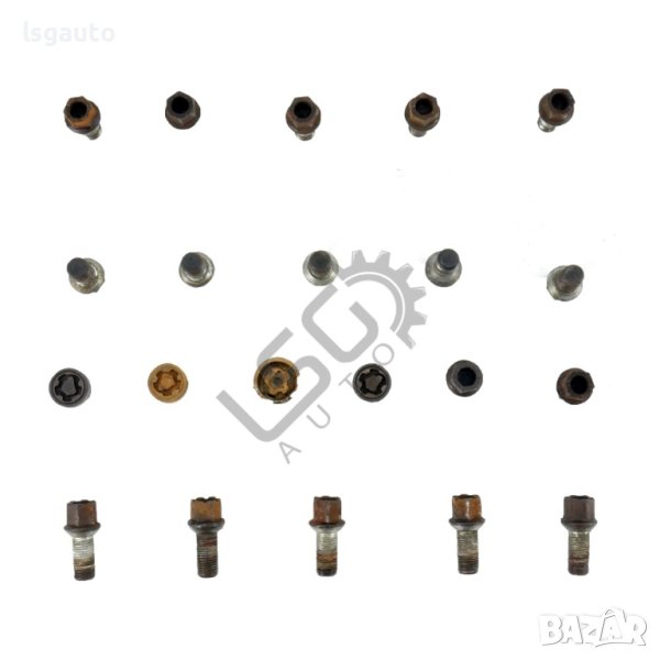 Комплект гайки за алуминиеви джанти Volkswagen Golf VI 2008-2016 ID: 117411, снимка 1