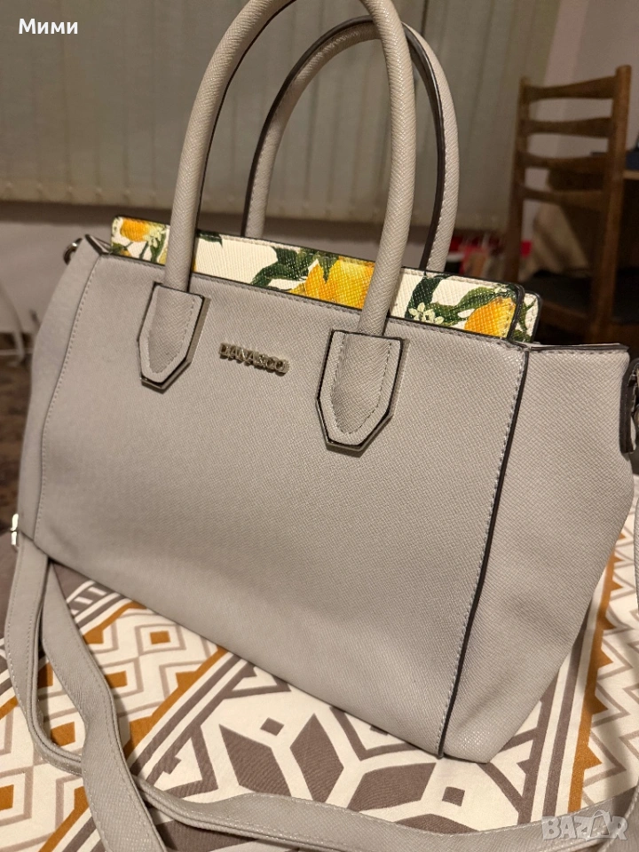 Дамска чанта сива, снимка 1