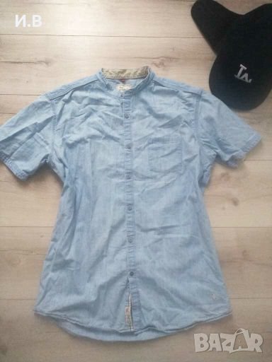 Мъжка дънкова риза, снимка 1