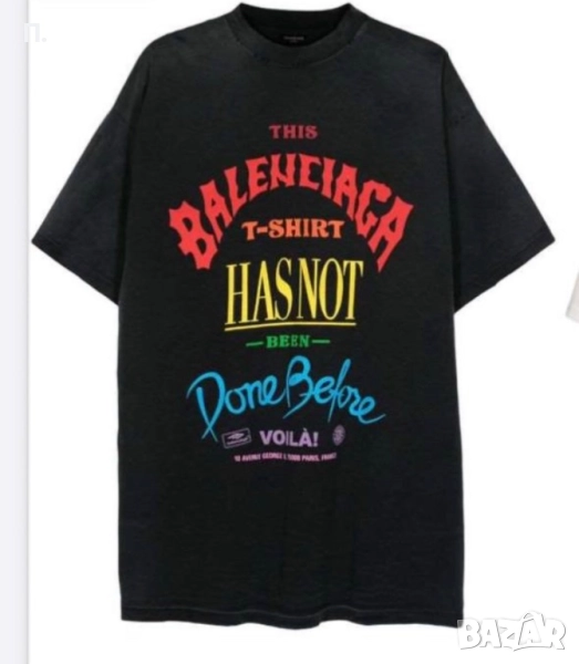 Тениска balenciaga oversize оригинал , снимка 1