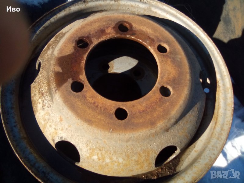 Стоманени джанти за Всякакви Бусове от 12" до 16цола, Единични и Двойни задни гуми. , снимка 1