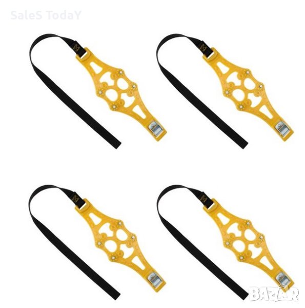 Вериги за сняг за многократна употреба - 4 бр., 4 шипа, снимка 1