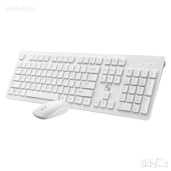 Бизнес безжични Wireless клавиатура и оптична мишка, съвместими с Windows, снимка 1