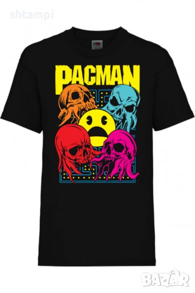 Детска тениска Nintendo PacMan,Игра,Гейм,Геймър,Подарък,Изненада,Повод,Празник,Събитие., снимка 1
