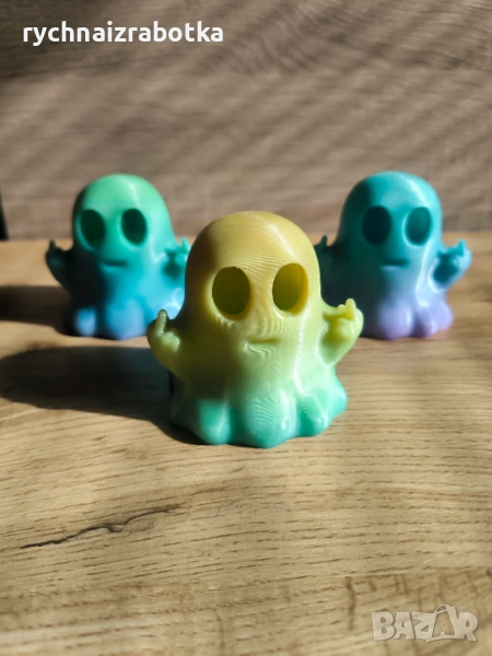 Фосфорисциращо 3Д принтирано духче с нецензурен жест, снимка 1