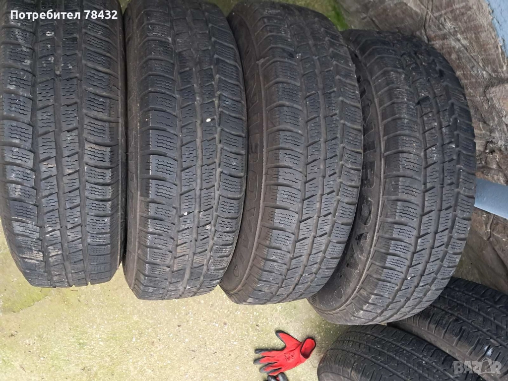 Бусови зимни гуми 185 R14C - 4 броя, снимка 1