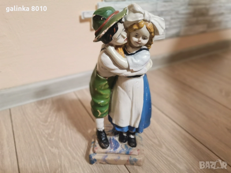 Стара Немска гипсова фигура, снимка 1