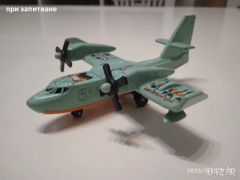 Метално самолетче Matchbox 2009 Mattel SB-87 Model Plane Blaze Buster Forest Ranger, снимка 1