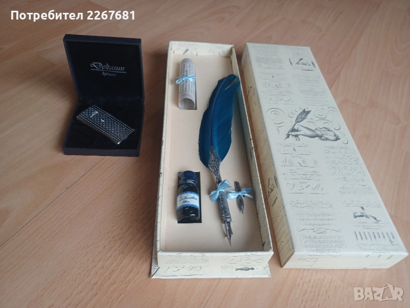 Сувенир "Перо и мастилница", снимка 1