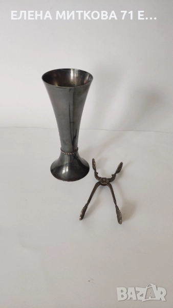 Две посребрени красоти в минималистичен стил, снимка 1