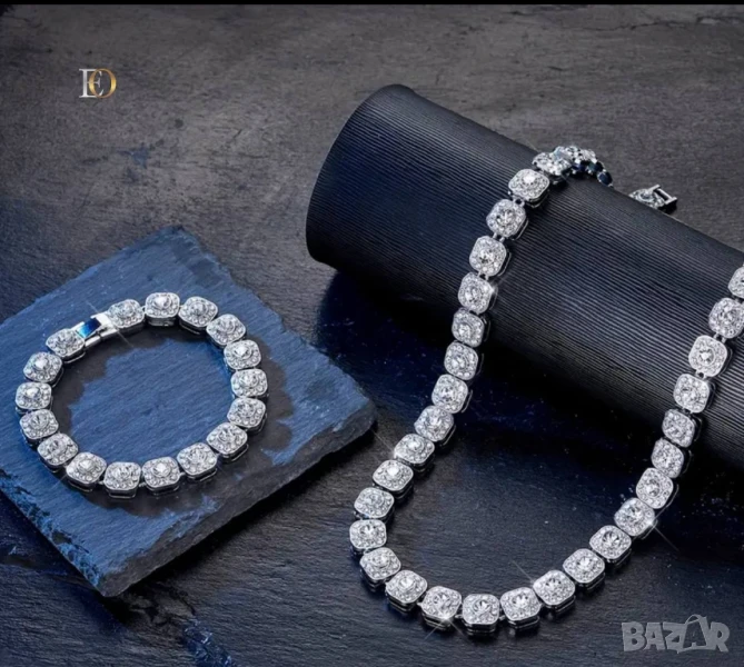 унисекс колие и гривна от оригинална стомана , снимка 1