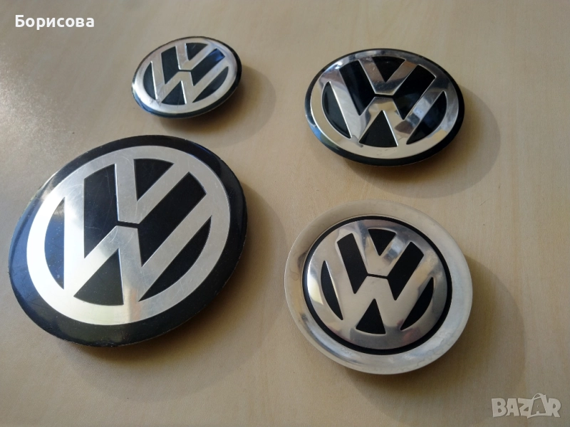 Продавам 4 емблеми на VW Фолксваген, снимка 1