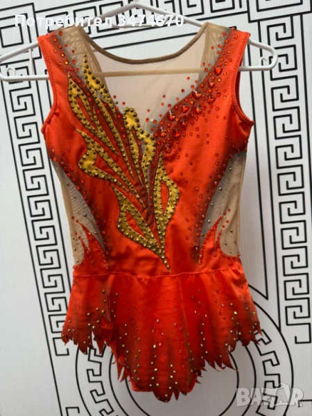 Трико ново за художествена гимнастика, танци, около 10-11 год, снимка 1