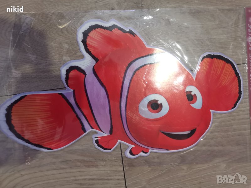 Търсенето на Немо Дори Dory капитан Captain Nemo рибка самозалепващ стикер лепенка за стена и мебел , снимка 1