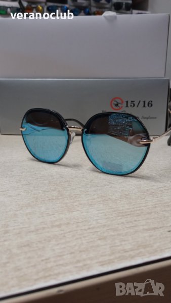 Дамски слънчеви очила Поларизед Сини Огледални , снимка 1