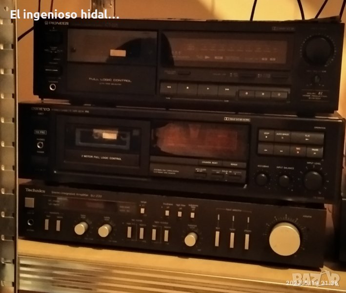 Onkyo TA 2820, Technics su-600,audio technica, снимка 1