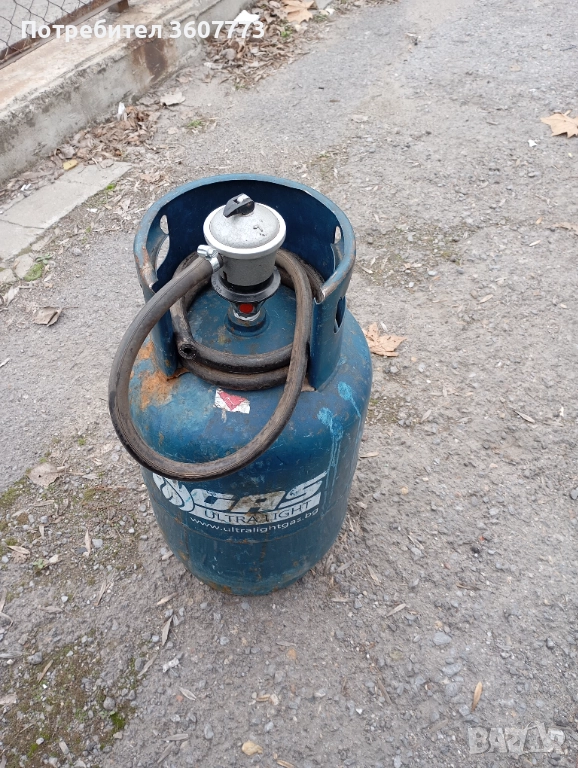 Бутилка за газ 10 кг с вентил, снимка 1