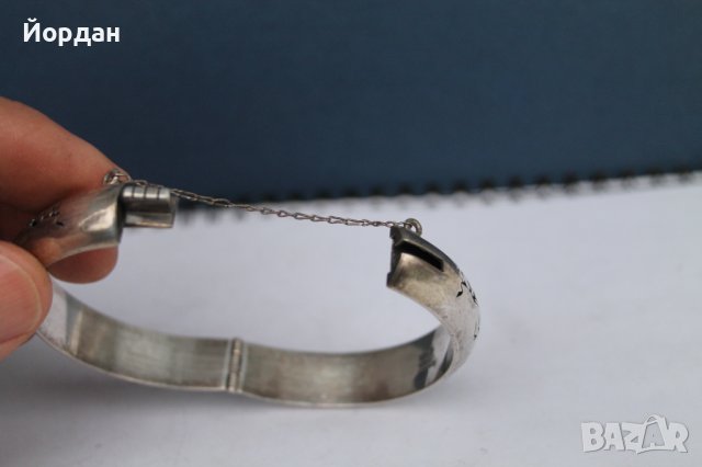 Дамска сребърна гривна, снимка 7 - Гривни - 38883436