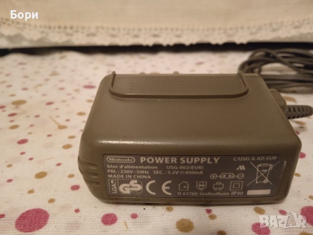 NINTENDO POWER SUPPLY ОРИГИНАЛНО ЗАРЯДНО, снимка 4 - Аксесоари - 38676166