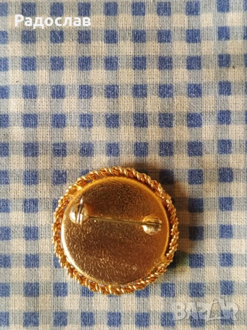 стара порцеланова брошка Роза , снимка 3 - Други - 51249408