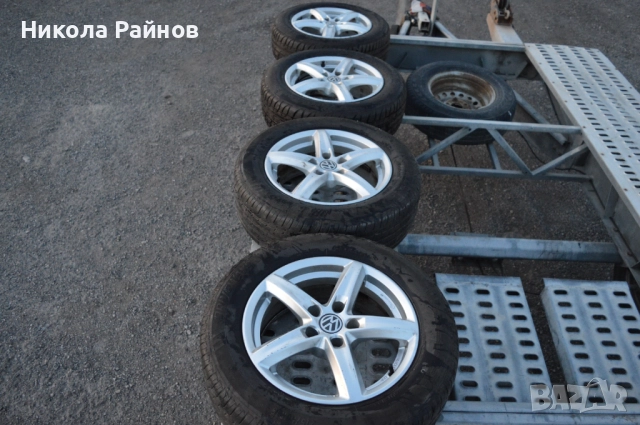 16 цола джанти с гуми за Volkswagen Sharan 7N 215/60/16, снимка 2 - Гуми и джанти - 51447733