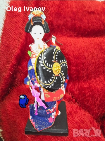 японска кукла самурайски водач и гейша, снимка 8 - Кукли - 53243896