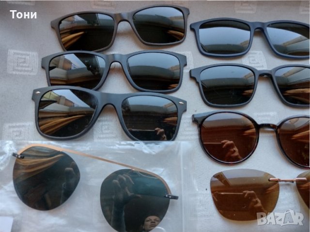 Магнитен клипс / слюда за очила с диоптър / диоптрични рамки, снимка 3 - Слънчеви и диоптрични очила - 35208286