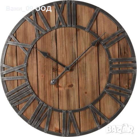 60см! Голям часовник в античен стил, снимка 2 - Стенни часовници - 39822630