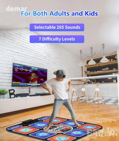 BEBAPOW USB танцова подложка за компютър/PC за домашно забавление и упражнения, само Windows, снимка 5 - Друга електроника - 51934160