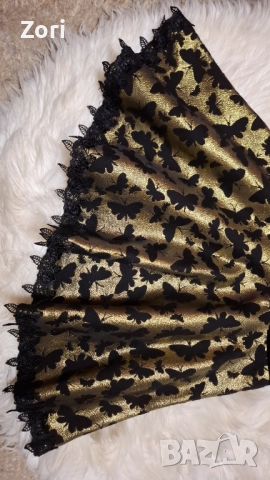 РАЗКОШНА рокля в златисто-черно, снимка 6 - Рокли - 52581279