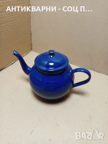 Соц Стар Малък Емайлиран Чайник.