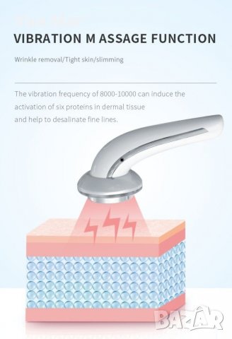 6 в 1 EMS ултразвуков масажор за кавитационна терапия за отслабване и целулит, снимка 4 - Козметични уреди - 33583716