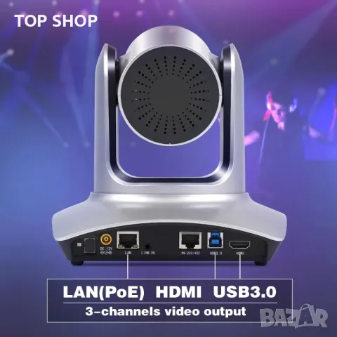 Chameye 4K PTZ камера,20x оптично увеличение,USB3.0/HDMI/LAN/PoE, C420, снимка 3 - Камери - 49457637