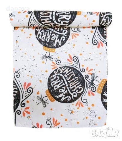 2544 Коледен тишлайфер за маса 140x37cm, снимка 3 - Покривки за маси - 34885138