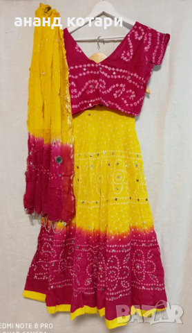 Ленга чоли традиционен комплект от Раджастан- ”Бандеж”, снимка 4 - Рокли - 21055632
