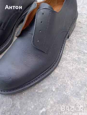 Обувки мъжки естествена кожа черни, снимка 4 - Официални обувки - 51492228