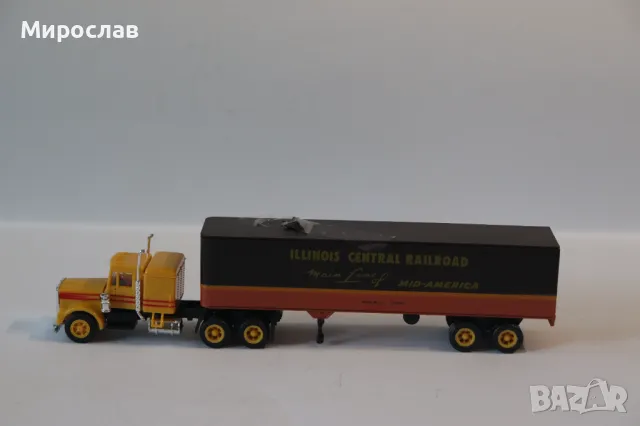 HERPA H0 1/87 KENWORTH USA КАМИОН ТИР МОДЕЛ КОЛИЧКА, снимка 2 - Колекции - 49963279