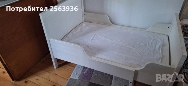 Детско разтегателно легло с подматрачна рамка, снимка 3 - Мебели за детската стая - 52075658