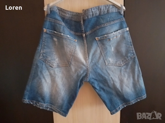 *Desquart 2*Мъжки къси дънкови панталони, снимка 4 - Панталони - 52637178