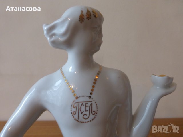 Редки украински порцеланови фигури 1970 г фигура статуетка, снимка 6 - Статуетки - 43700157